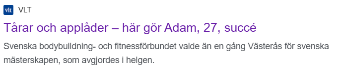 Adam Mellouk VLT