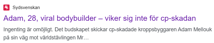 Adam Mellouk Sydsvenskan